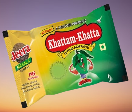 Khattam-Khatta Cutting Aam Papad | Pack of 20